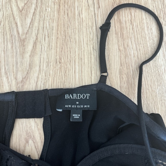 Bardot Black Lace Slip Dress - Picture 3 of 4